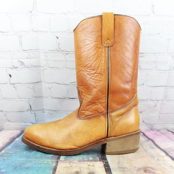 IRON AGE Other - Vintage IRON AGE Steel Toe Boot Vibram Sole 8.5 EE